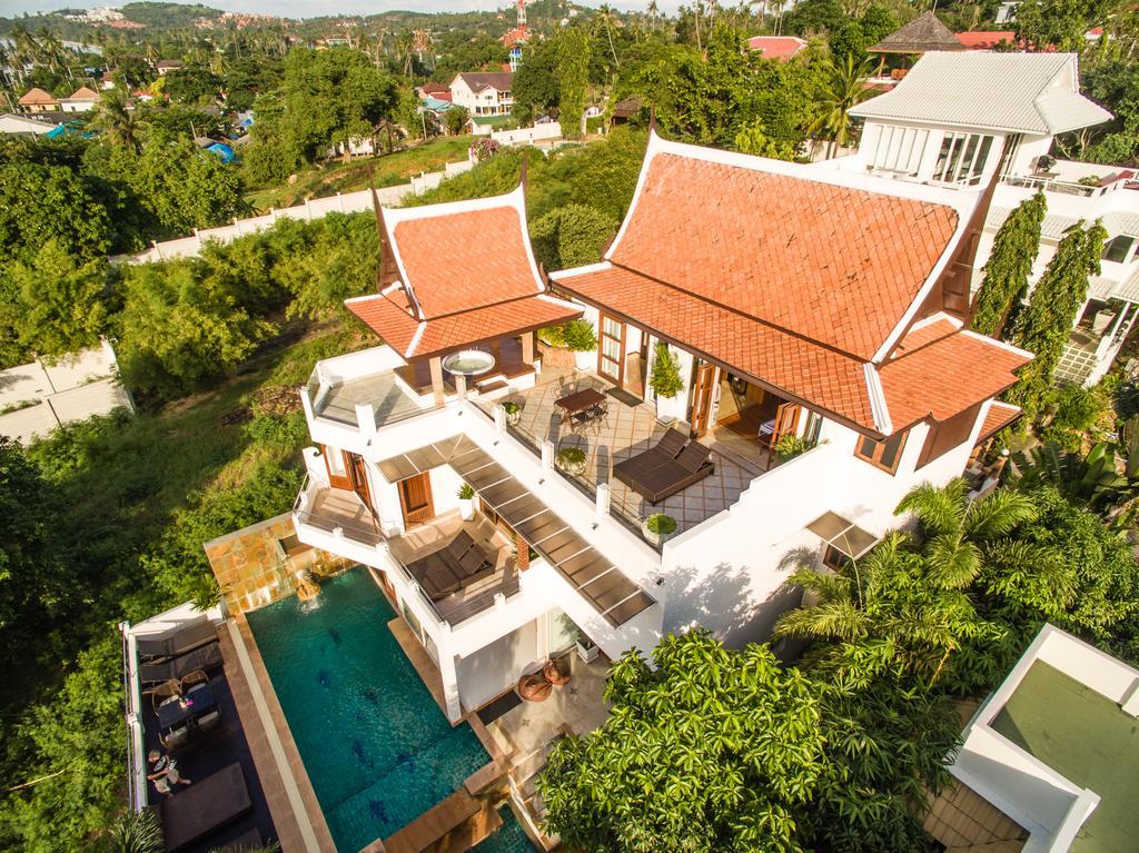 Thai Heritage Villa Melitta Bangrak Bohput, Beach, Pool, Seaviews, 6-Suite, Full Villa, Luxury, Aaa Location Koh Samui Eksteriør billede